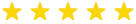 Star rating icon for customer reviews